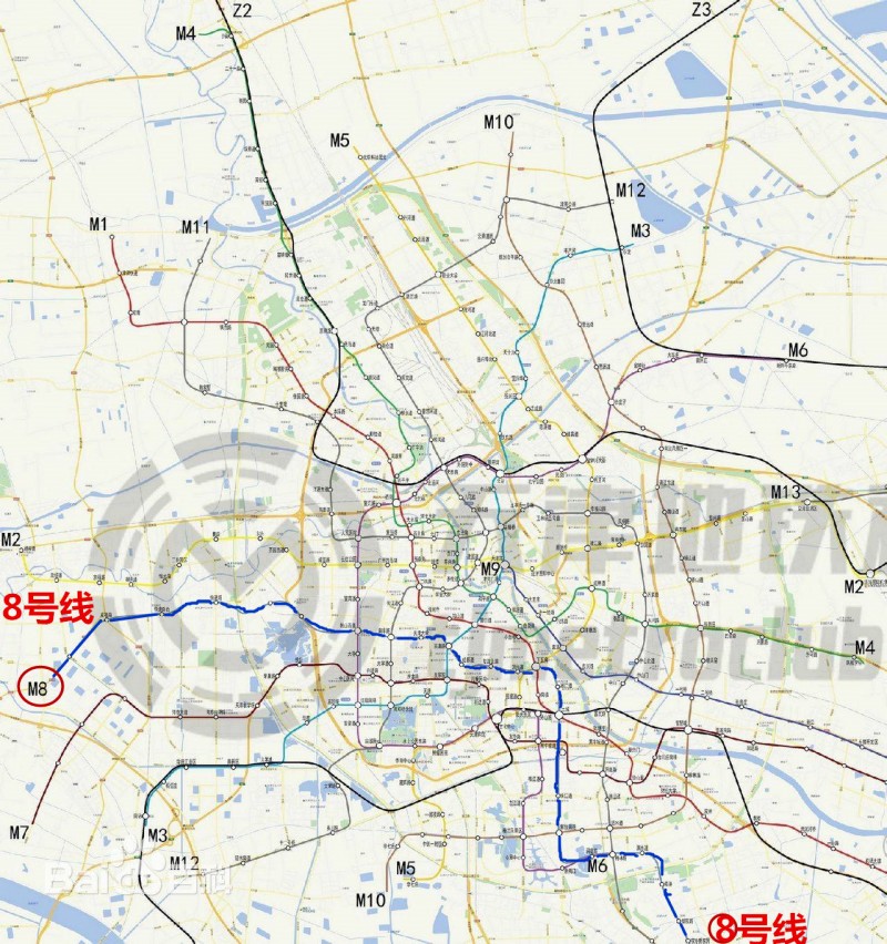 天津地铁8号线最新线路图